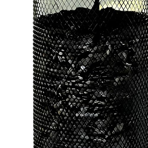 Rywell Bird Feeder for Finches, Tubular Mesh Garden Feeder with Tray, Wild Bird Feeders - for Garden, Yard, Patio, Balcony, Tree, Fence