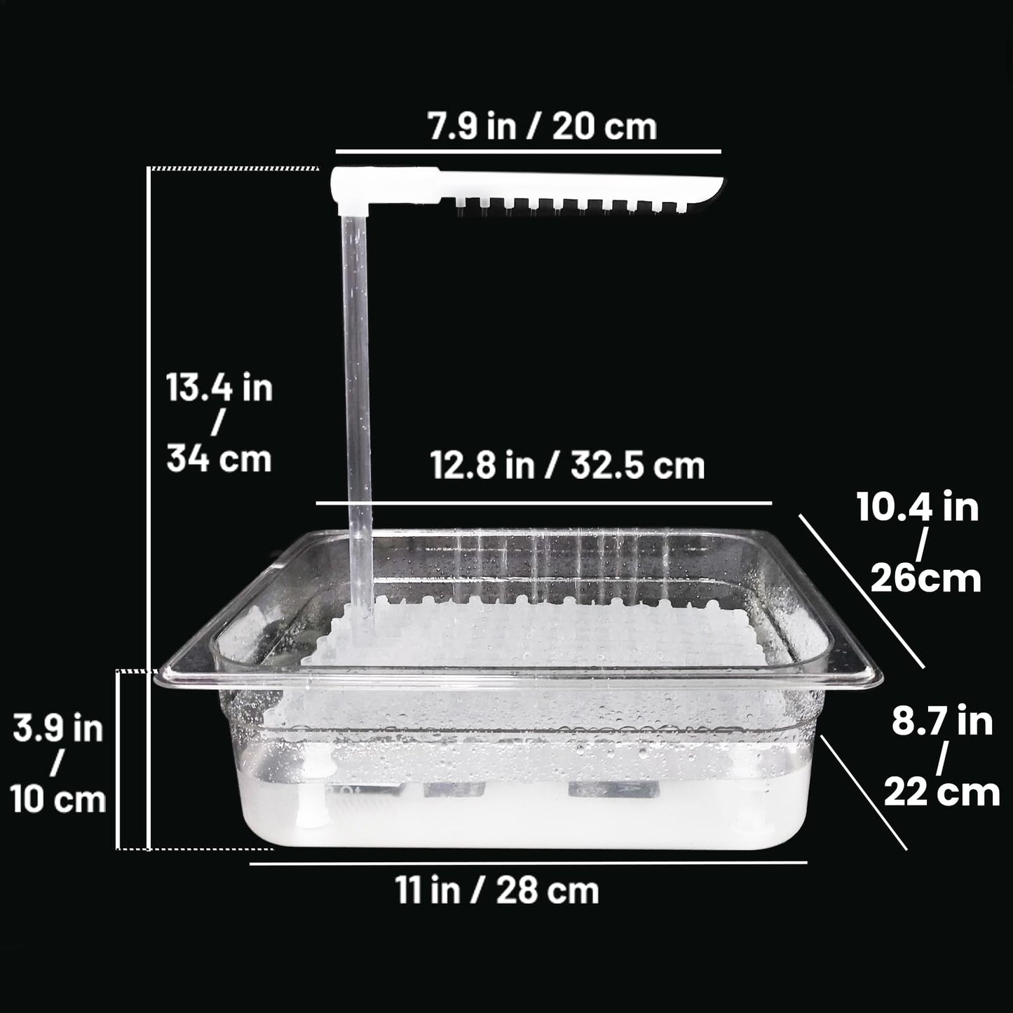 Rywell Parrot Bathtub Bird Automatic Bath Shower with 180 ° Circulating Faucet Contains USB and Power Plug for Medium Birds African Grey Amazon Conure Parakeet Cockatiel Lovebird