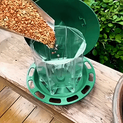 Rywell Durable Window Bird Hanging Feeder