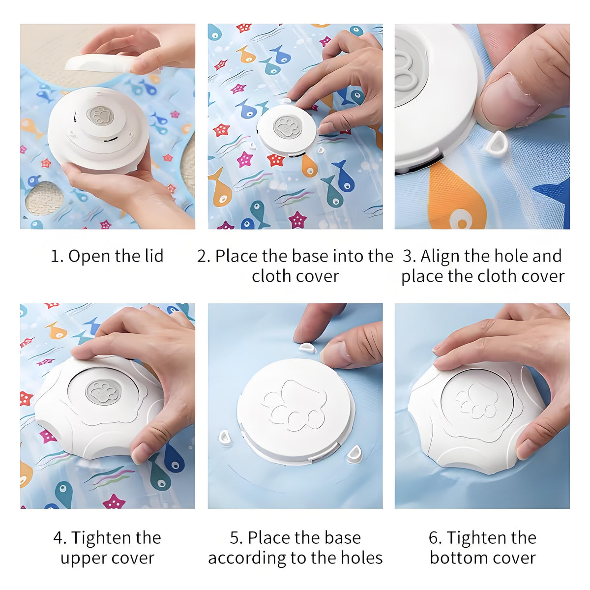 Rywell Fully Automatic Wireless Smart Cat Toy Set, Featuring a Silent And Powerful Motor That Rotates 360° with Intelligent Sensing, Designed to Entertain Solitary Cats And Prevent Depression