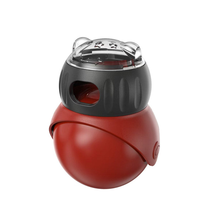 Rywell Cat Puzzle Ball for Cat&Mini Dogs Adjustable No-Tip Treat Dispensing Toys Food Dispenser Balls Cognitive Enrichment Toy Slow Feeding Interactive Mind Stimulating Game