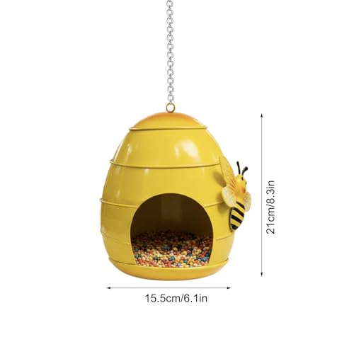 Rywell Outdoor Bird Feeder - Weatherproof Funny Food Holder,Outdoor Bird Feeders Garden Decor,for Attracting Finch Hummingbird Garden Patio Porch Balcony Terrace Landscape