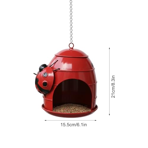 Rywell Outdoor Bird Feeder - Weatherproof Funny Food Holder,Outdoor Bird Feeders Garden Decor,for Attracting Finch Hummingbird Garden Patio Porch Balcony Terrace Landscape
