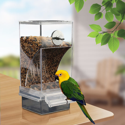 Rywell Spill-Proof Automatic Bird Feeder – Large Capacity, Clean, Durable