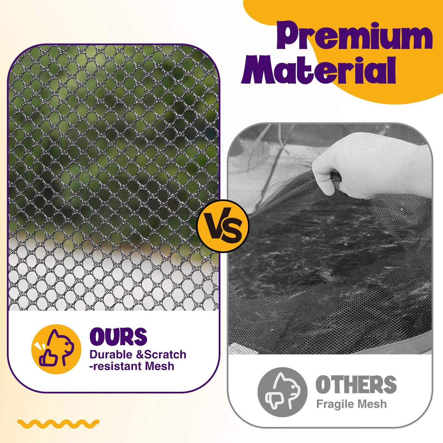 Tenda per gatti Rywell Catio Extra Large da esterno, tenda per gatti Rywell a 2 livelli per patio, balcone, interni e campeggio, recinto pieghevole per gatti da esterno con finestre, resistente alle intemperie e al sole (borsa per il trasporto inclusa)