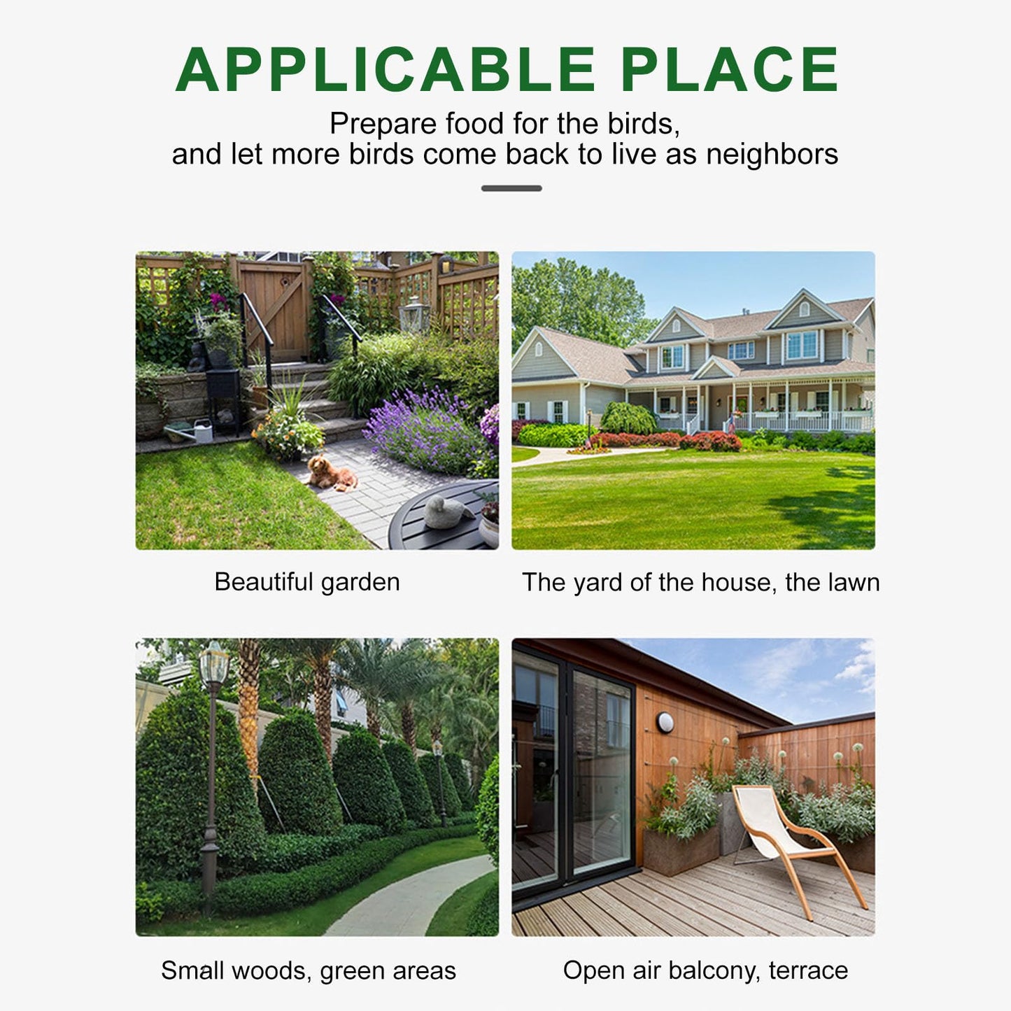 Rywell Squirrel Proof Bird Feeders for Outdoors, Large Capacity, Heavy Duty Metal Bird Feeder, Supports Cardinal, Finch, Blue Jay and Wild Birds