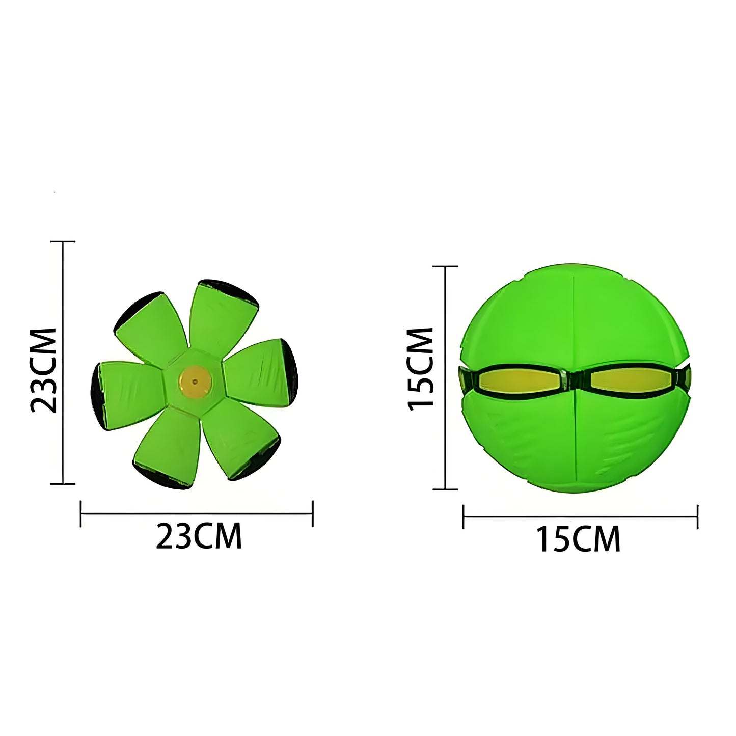 Rywell Transforming Elastic Flying Disc Ball Magic Educational Pet Toy