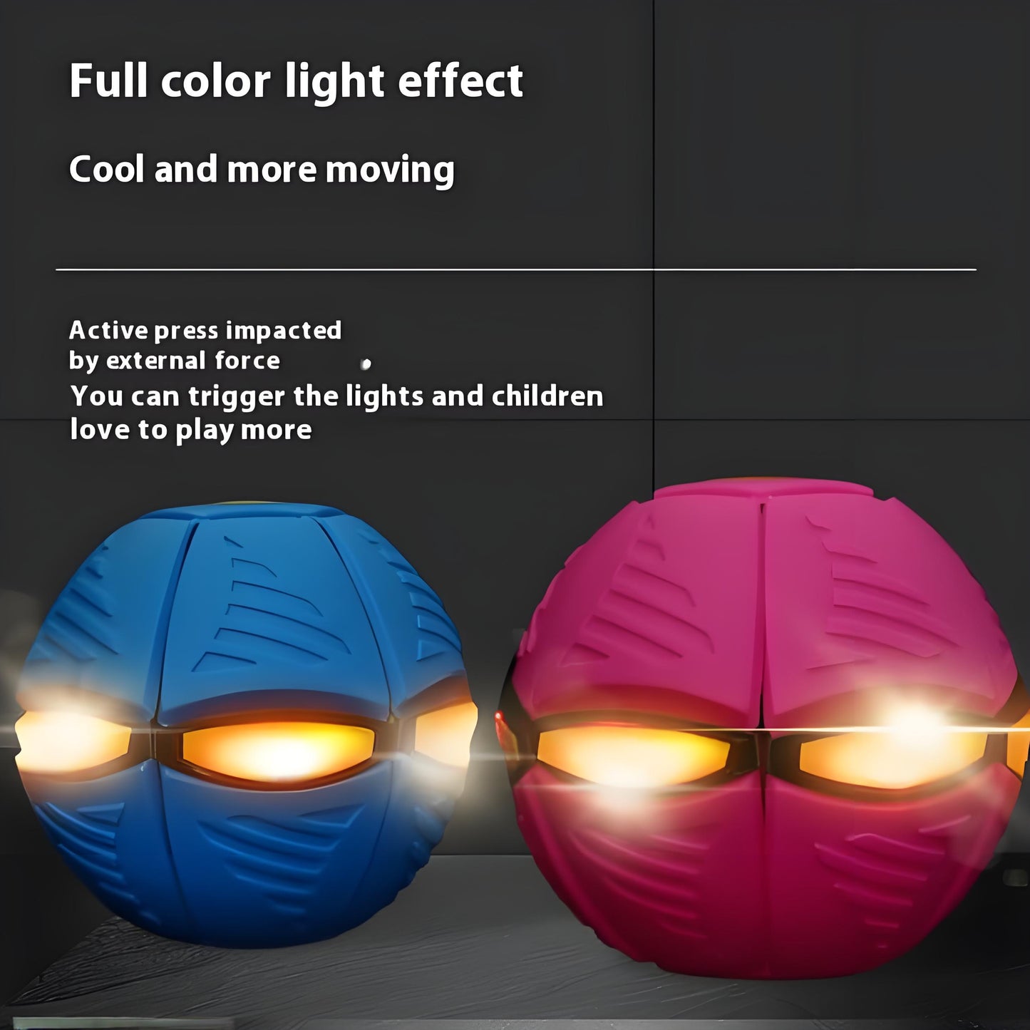 Rywell Transforming Elastic Flying Disc Ball Magic Educational Pet Toy