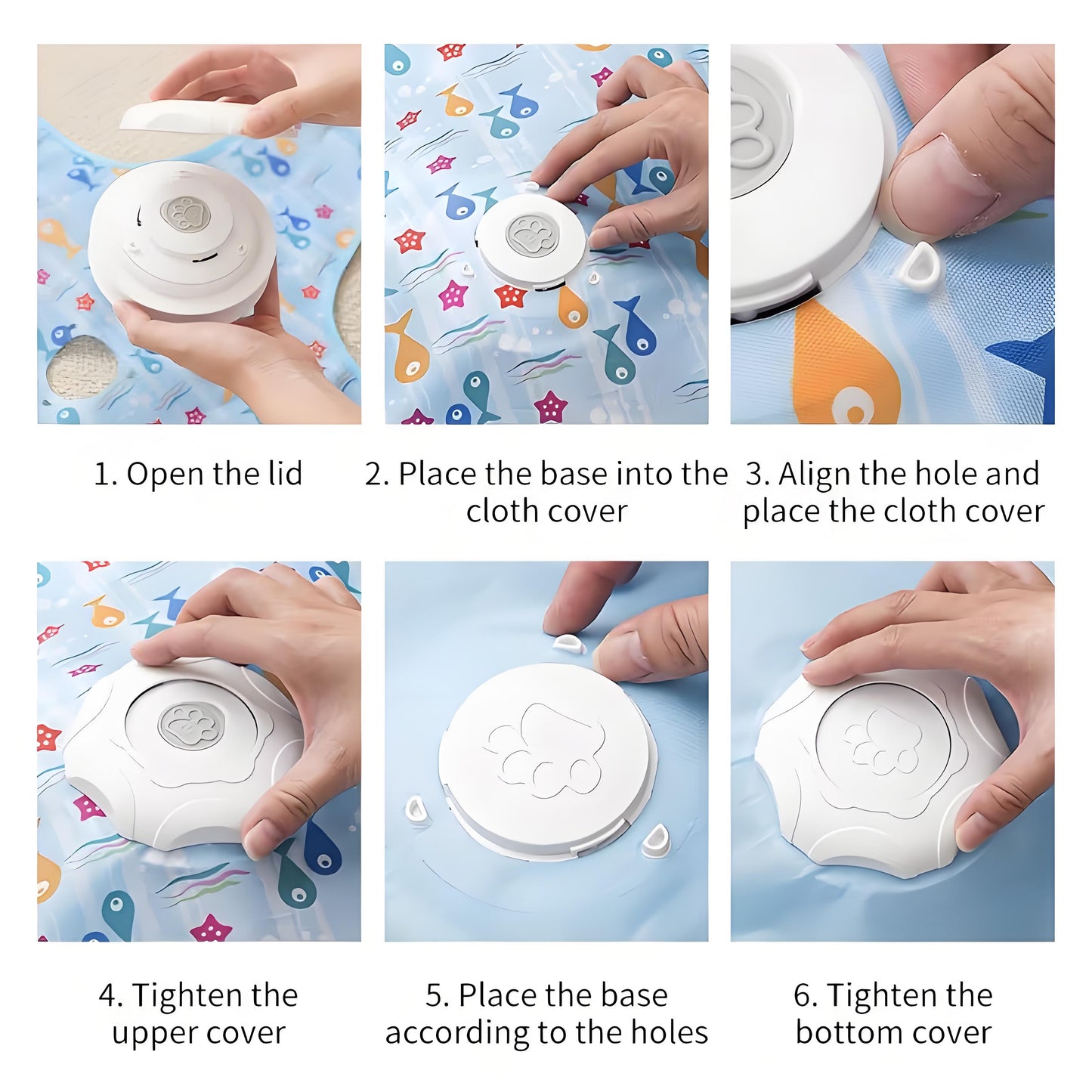 Rywell Fully Automatic Wireless Smart Cat Toy Set, Featuring a Silent And Powerful Motor That Rotates 360° with Intelligent Sensing, Designed to Entertain Solitary Cats And Prevent Depression