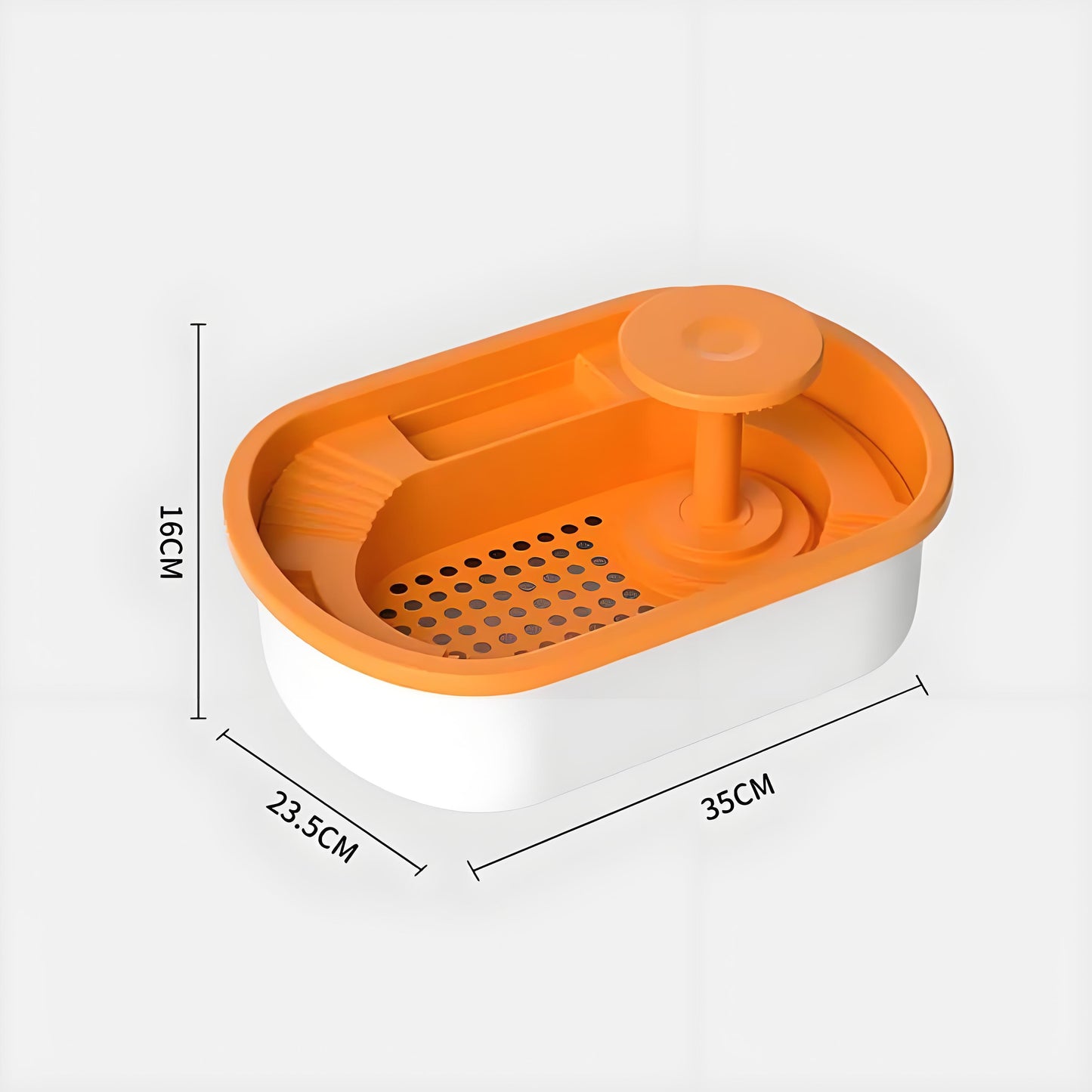 Rywell Pet Parrot Bathtub Automatic Circulation Little Bird Bathing Artifact