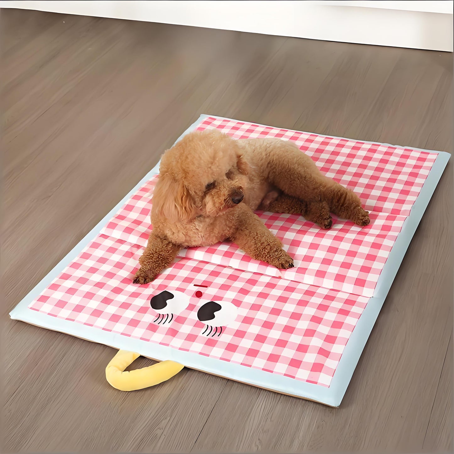 Rywell Cooling Pet Mat for Dogs & Cats, Waterproof Washable Summer Pet Bed, Anti-Slip Foldable Cooling Pad for Sleeping & Relaxing